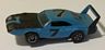AFX magnatraction Dodge Daytona flamethrower in blue with silver roof outline