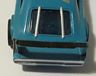 AFX blue flamethrower Dodge Charger Daytona, wing view