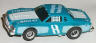 AFX Dodge Magnum, blue with light blue and white #8