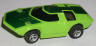 AFX slot car Too Much, lime with green and gold basecoat.