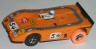 AFX McLaren XLR in orange with grey, no wing