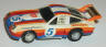 AFX Chevy Monza GT, white with red, orange, and blue #5
