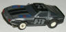 Tomy '84 Mobil Corvette, silver with black #21.