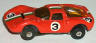 Tuff Ones Dino Ferrari, red with green and white stripe #3.
