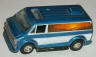 Tyco Sunset Van, blue with silver and orange