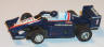 Tyco Indy Valvoline in dark blue with white and red #1