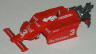 Tyco red factory unfinished Indy Budweiser slot car body