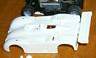 Tyco open style Japanese style race car, white unfinished HO slotcar kit